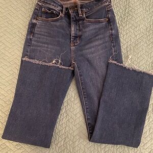 Loft Women's Blue Jeans 24p 00p The curvy kick crop